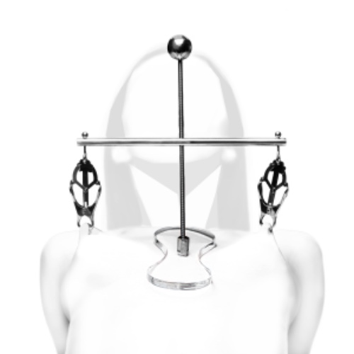 Master Series The Tower of Pain Monarch Nipple Clamps for Men, Women, & BDSM Couples - The Tower of Pain Monarch