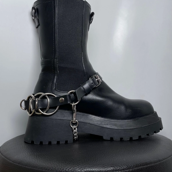 5 year Dommeversary gift! Leather Boot Strap, BootBelt "LowRider"