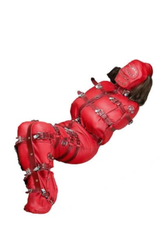 Leather Bondage Restraint Bodysuit SleepSack Bag BDSM Leather Fetish Bodybag