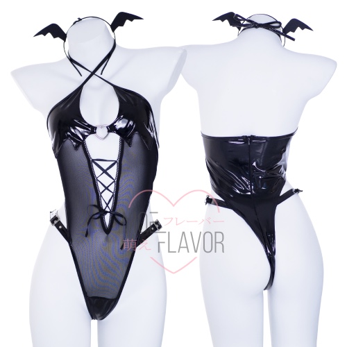 Sheer Succubus Bodysuit | Black / M/L