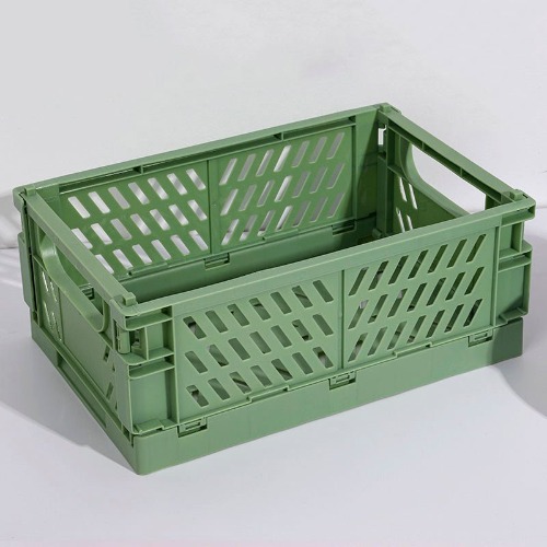 Folding Mini Crate - Green / Small