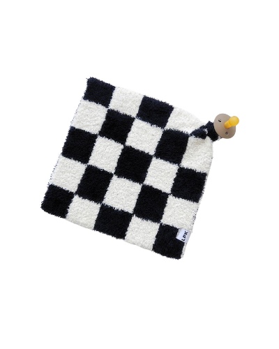 Checkered Plush Lovey | Black | Default Title