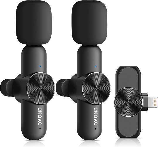 Dual Wireless Microphone for iPhone Video Recording