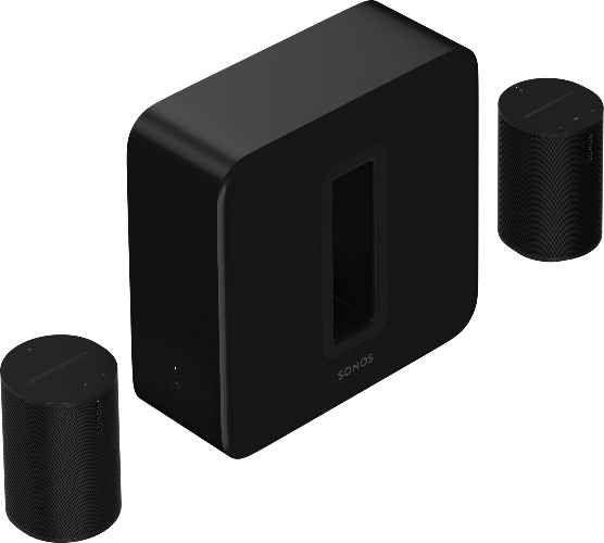 Premium Home Theater Set with Sub & Era 100 Pair | Sonos