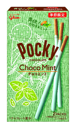 POCKY CHOCO MINT - Mint 2.14 Ounce (Pack of 2)