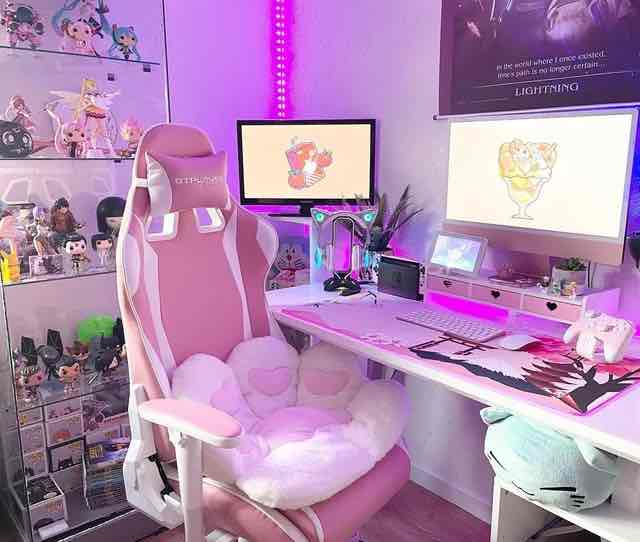 Mommy's "gaming" setup :)