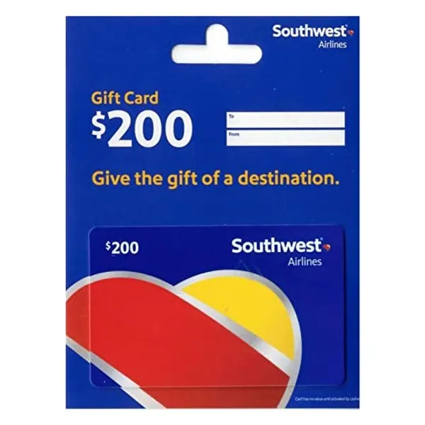 
                            Southwest Airlines Gift Card
                        