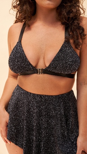 Free Flow Skort - High Waist Bottoms Crystal Black | Crystal Black / AU 6 / US 2