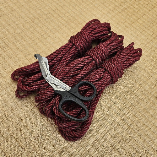 Cherry red  2-Ply Jute Shibari Rope 