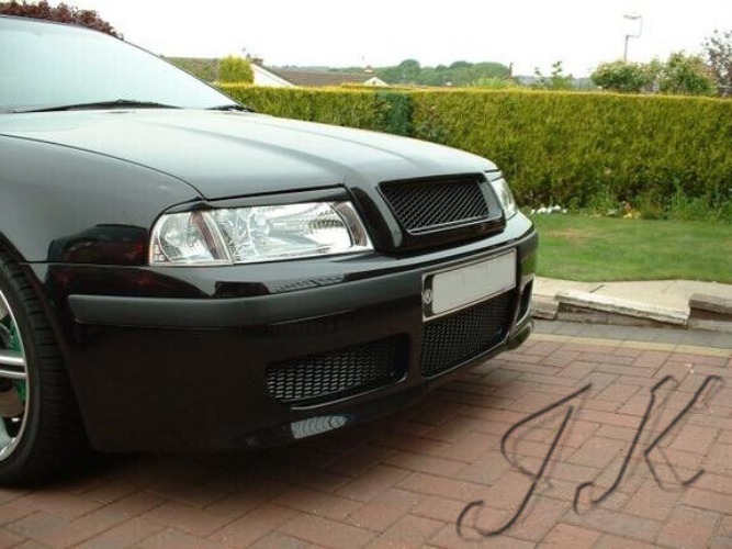 Fits Skoda Octavian MK1 (2000-2006) - Eye Brows Head Light Cover Set