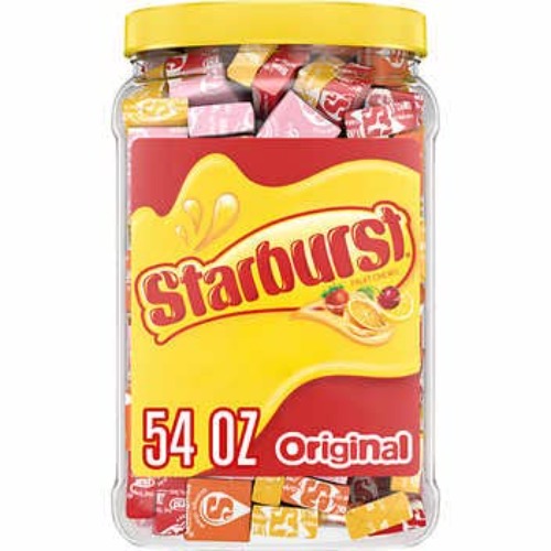 Starburst Candy Original Bulk Fruit Chews 54oz Jar Gluten Free