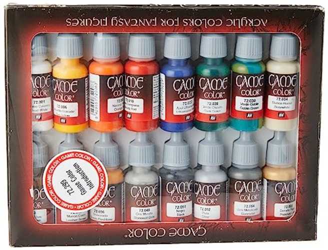 Acylicos Vallejo - 72299 - Acrylic 16 Colors for Fantasy Figures - 1 - Multicolor