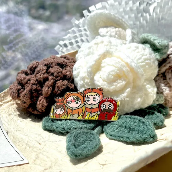 Frog Squad - Dungeon Meshi Hard Enamel Pin - Cute Anime Pins