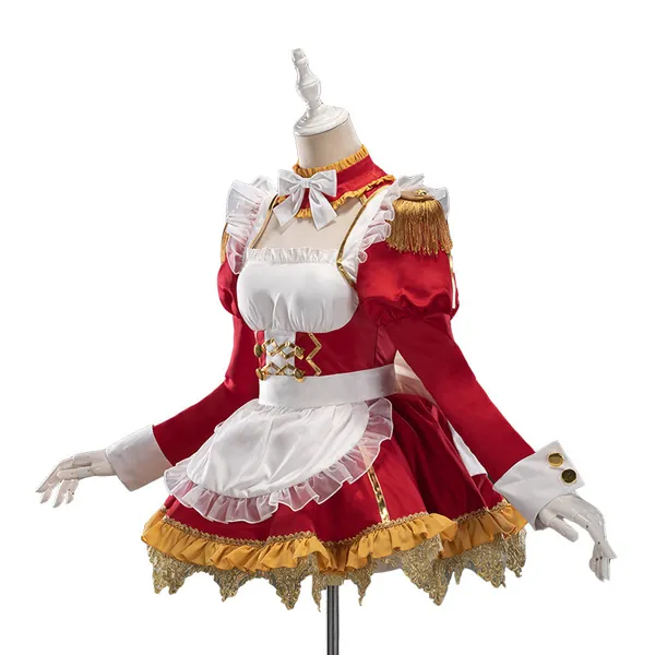 UWOWO Fate Grand Order/FGO Maid Uniform Nero Cosplay Costume Girls Cute Dress Christmas gifts | 【Pre-sale】XL