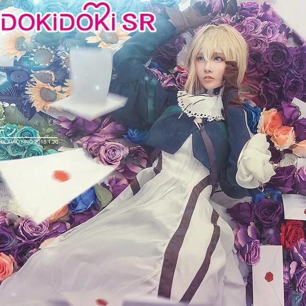 【S/M/L Ready For Ship】DokiDoki-SR Anime Violet Evergarden Cosplay Costume Women Dress | XL-PRESALE