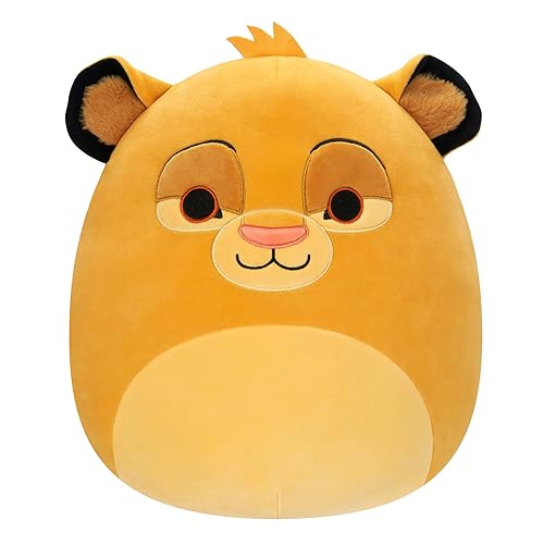 Squishmallows Original Disney 14-Inch Simba Plush - Large Ultrasoft Official Jazwares Plush