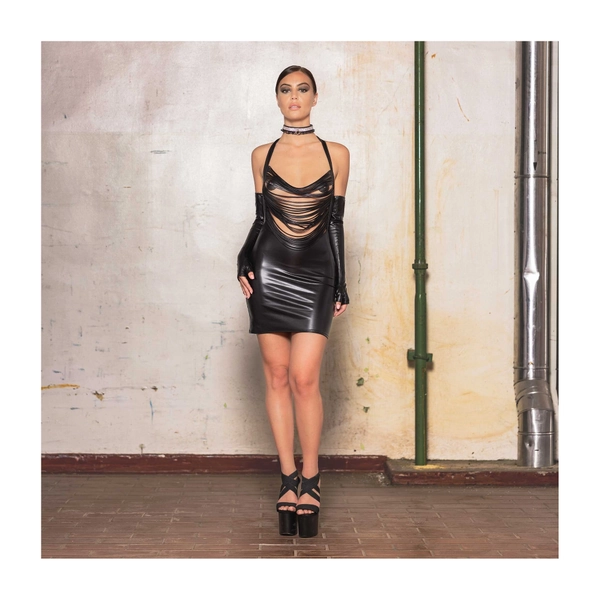 Calicia, robe sexy en wetlook - Patrice Catanzaro Site Officiel
