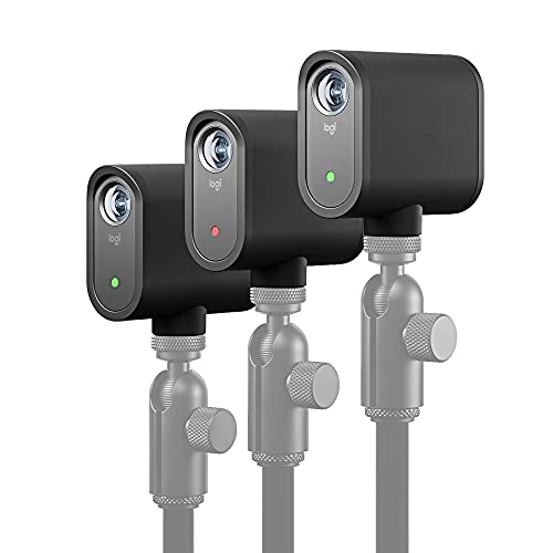 Logitech for Creators Mevo Start 3-Pack Wireless Live Streaming Cameras, for Multi-Camera HD Video,App Control and Stream via Smartphone or Wi-Fi - 3 Pack - Wireless Camera