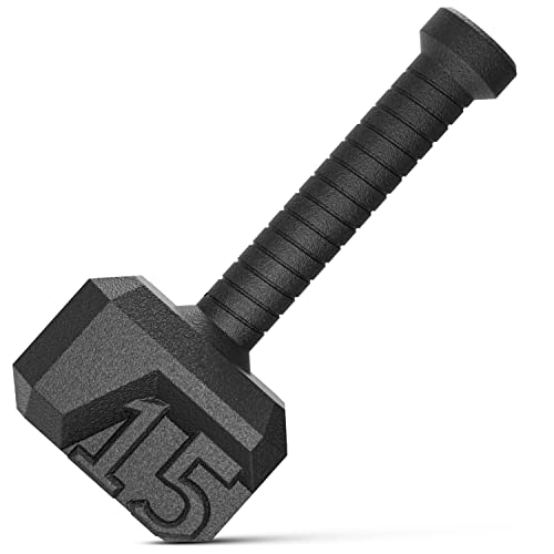 Tribe WOD Hammer Kettlebell 15-70lb - Cross Training Workout Equipment for Muscle Building, Cardio Fitness, Weights for Women & Men | Strength Training Kettlebells - 15.0 Pounds