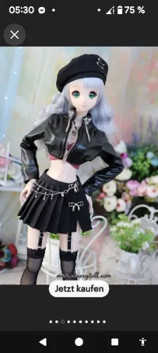 Smart Doll black Outfit Set 