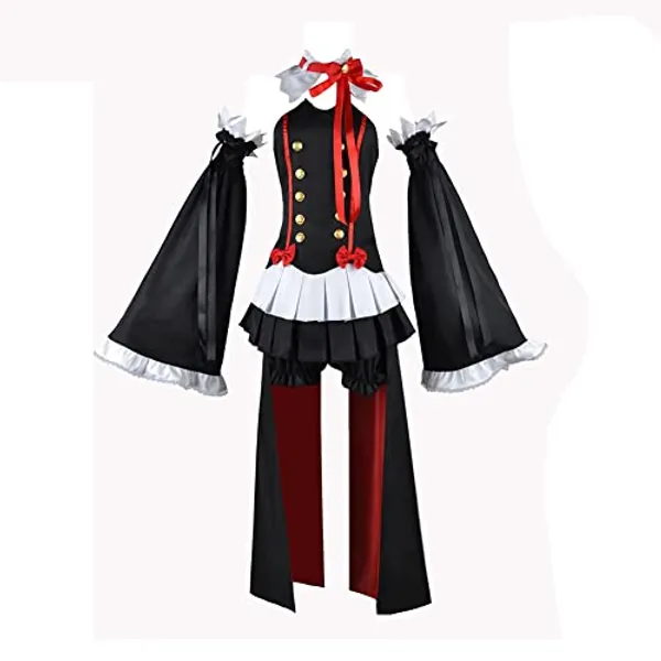 Anime Seraph of the End Charakter Krul Tepes Cosplay Kostüm Cute Dramatize Uniform Sets von Halloween Karneval Party Kleidung