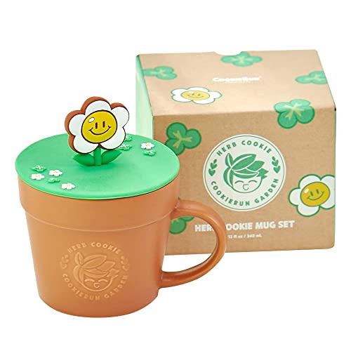 CookieRun Herb Cookie Mug Set (Silicon cover included)