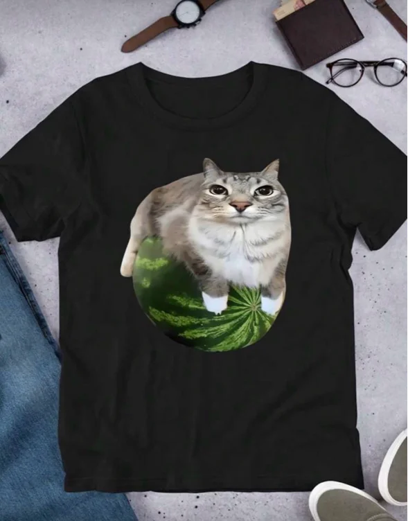 WATERMELLON CAT SHIRT