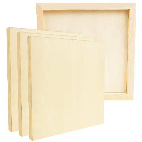 Wooden canvasses for painting on