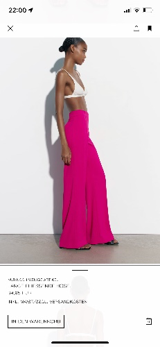 LANGE FLIESSENDE HOSE.