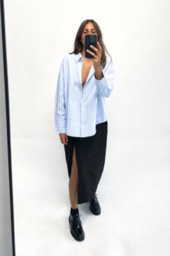 OXFORDHEMD AUS BAUMWOLLMISCHGEWEBE