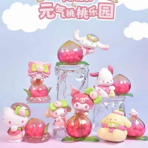 Sanrio Toptoy Vitality Peach Paradise Blind Box Figures [PRE-ORDER] | One Individual Box