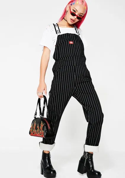 Pinstripe Overalls | Small