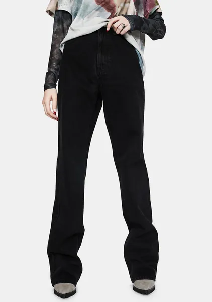 True Black Baggy Jeans | US M/UK 10