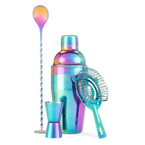 Mirage 4-Piece Rainbow Barware Set | Default Title