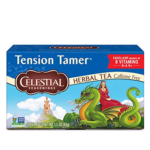 Celestial Seasonings Sleepytime Vanilla Tea Bags, 20 Count (Pack of 2) - Tension Tamer - 20 Count (Pack of 6)