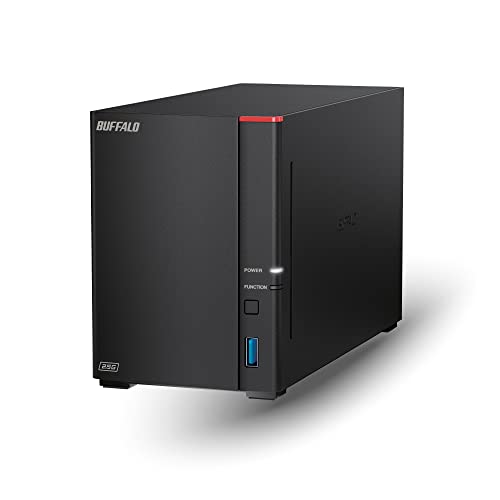 BUFFALO LinkStation 720 16TB 2-Bay Home Office Private Cloud Data Storage with Hard Drives Included/Computer Network Attached Storage/NAS Storage/Network Storage/Media Server/File Server - LinkStation 720 – 2 Drive Bays – 2.5GbE - 16 TB