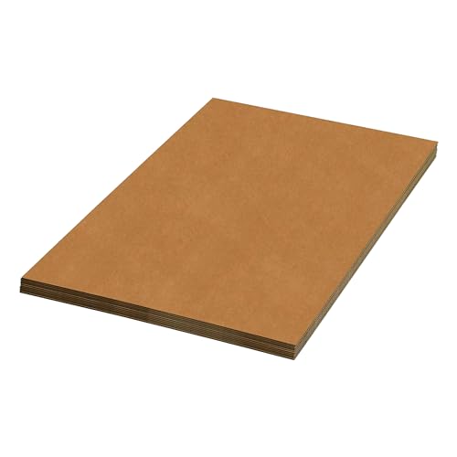 Corrugated Cardboard Sheets 24" x 72" (5 Pack)