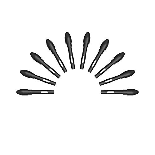 HUION 10 Pack Replacement Nibs PN05 for Drawing Tablet PW500 and PW507 Stylus, Suitable for Kamvas Pro 12/Kamvas Pro 13/Kamvas Pro 16/HS611/Q11K V2/Kamvas 20/Kamvas Pro 20/Kamvas Pro 22