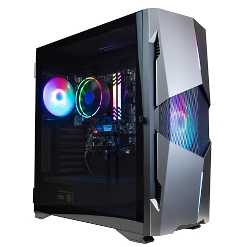 Periphio Firefly Prebuilt Gaming PC |AMD Ryzen 7 5700G (4.6GHz Turbo) | Radeon Vega 8 Graphics | 1TB M.2 NVMe SSD | 16GB DDR4 RAM | Windows 11 Gaming Desktop Computer | WiFi + BT - Firefly - Ryzen 7 5700G | Vega 8 Graphics