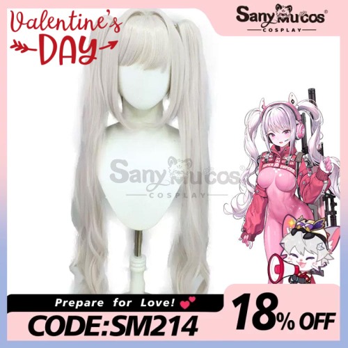 【In Stock】Game NIKKE: The Goddess of Victory Cosplay Alice Cosplay Wig