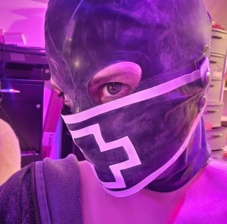 Latex medical look mask