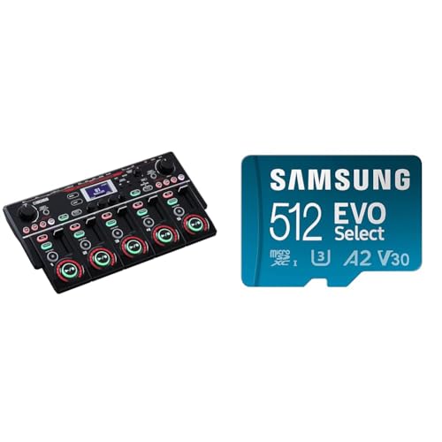 Boss RC-505 MK2 Loop Station & Samsung EVO Select microSD-Karte + SD-Adapter, 512 GB, Speicherkarte für Smartphone und Tablet, UHS-I U3, Full HD, 130 MB/s Lesen, MB-ME512KA/EU - RC-505MKII + Speicherkarte 512GB