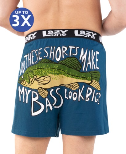 Do These Shorts Make My Bass Look Big? Men's Funny Boxer