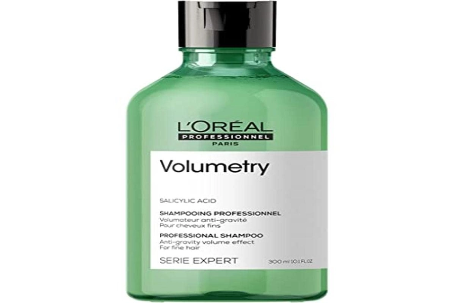 L'Oréal Professionnel Volumegevende haarshampoo voor fijn haar, met Intra-Cylan en push-up-effect, Serie Expert, Volumetry Shampoo, 300 ml, ceder