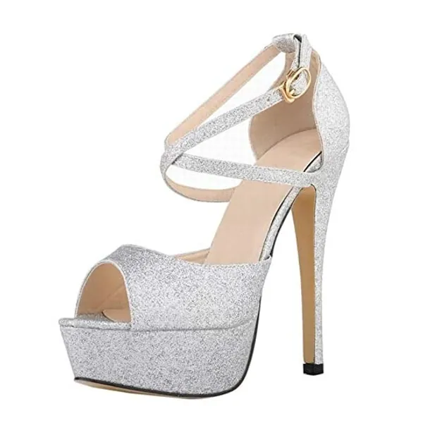 Lydee Mujer Moda Sandalias Stiletto