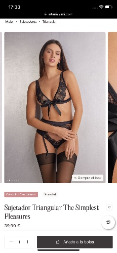Sheer lingerie set from Intimissimi 