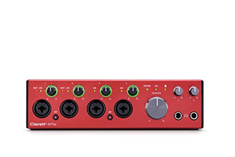 Focusrite Clarett+ 4Pre Audio Interface