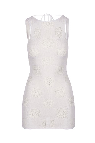 Florence Mini Dress - Venetian White | S