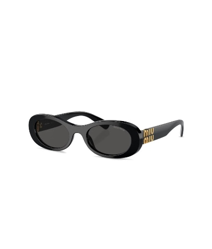 Miu Miu Black Oval Sunglasses