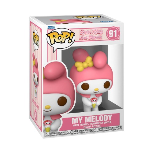 Funko Pop! Sanrio: HK - My Melody - Hello Kitty - Figura de Vinilo Coleccionable - Idea de Regalo - Mercancia Oficial - Juguetes para Niños y Adultos - Cartoons Fans - Muñeco para Coleccionistas